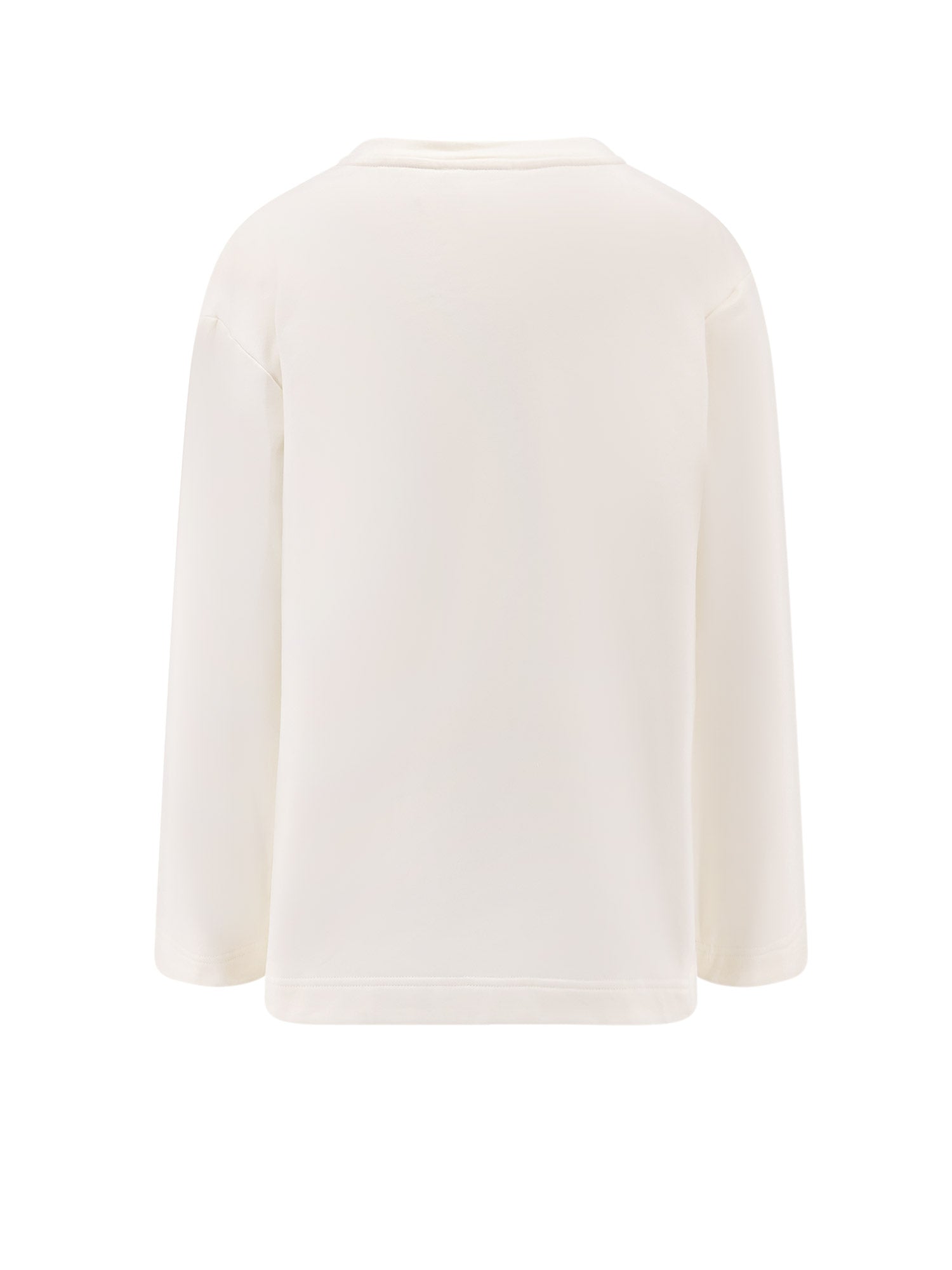 Max Mara Sweaters White Seta Cotone Elastan