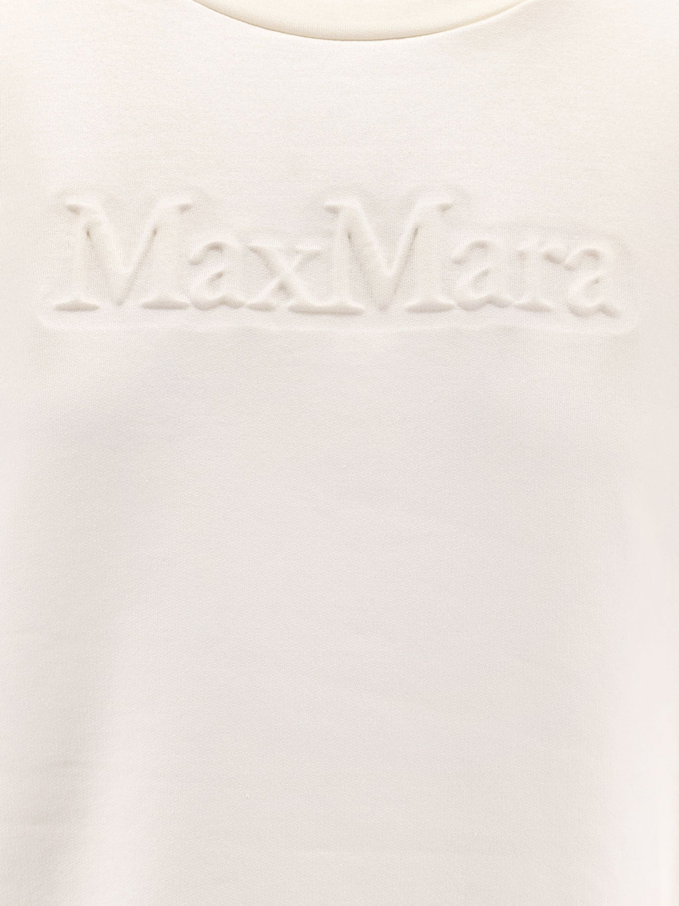 Max Mara Sweaters White Seta Cotone Elastan