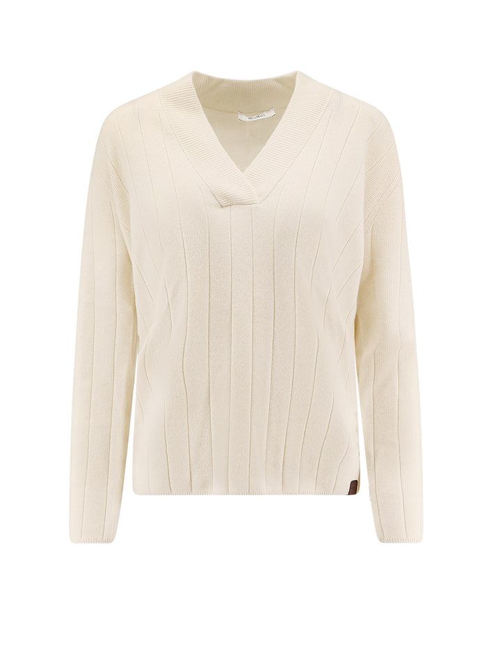 Max Mara Sweaters White Cashmere