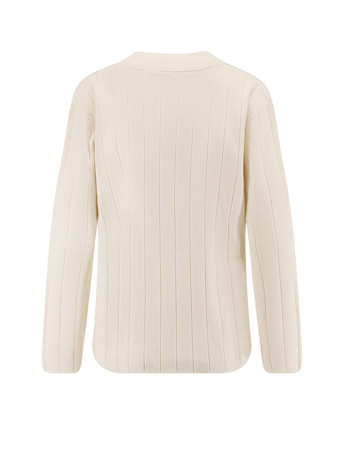 Max Mara Sweaters White Cashmere