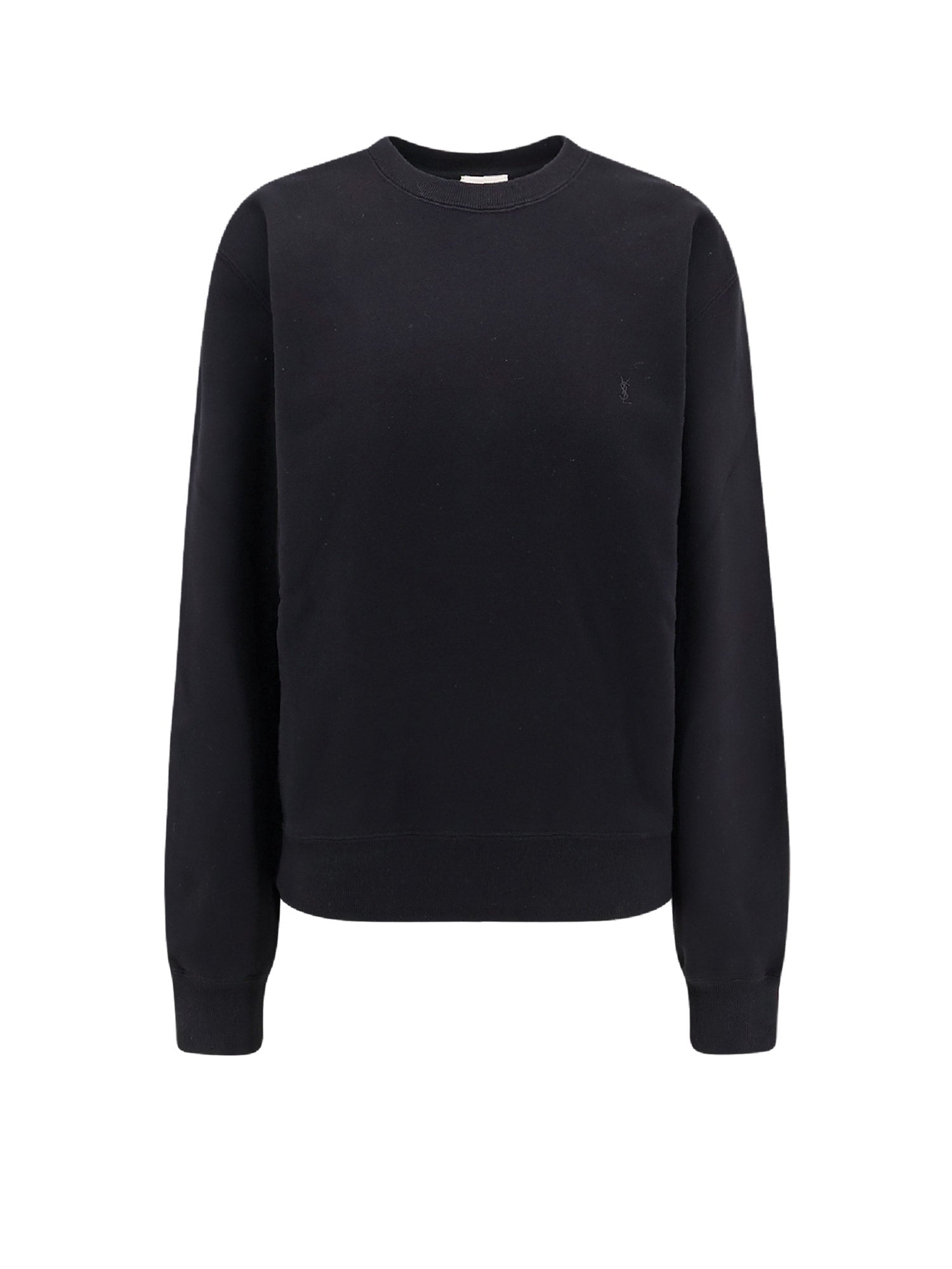 Saint Laurent Sweaters Black Cotone