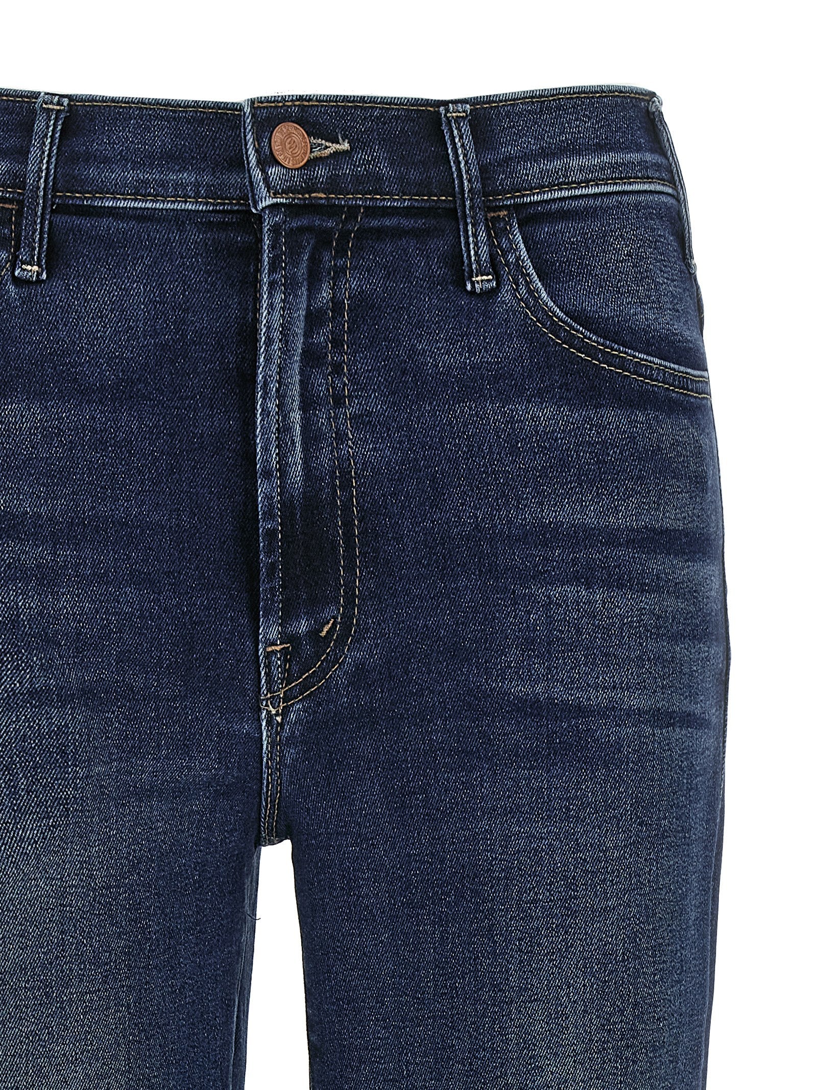 The Hustler Ankle jeans Blue Cotton Polyester Polyurethane