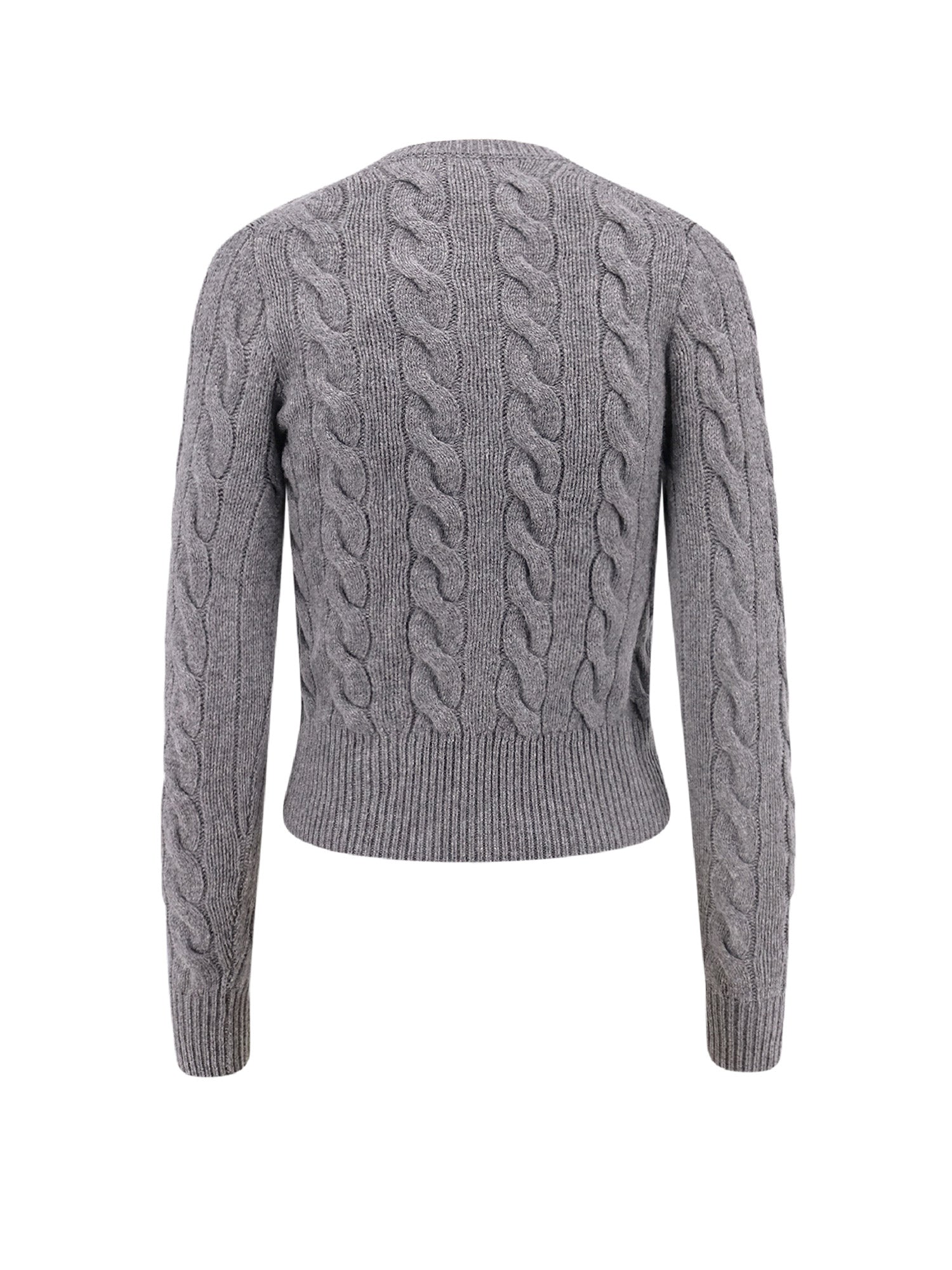 Polo Ralph Lauren Sweaters Battalion Gray Heather Lana Cashmere