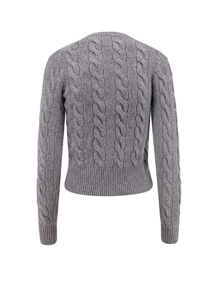 Polo Ralph Lauren Sweaters Battalion Gray Heather Lana Cashmere
