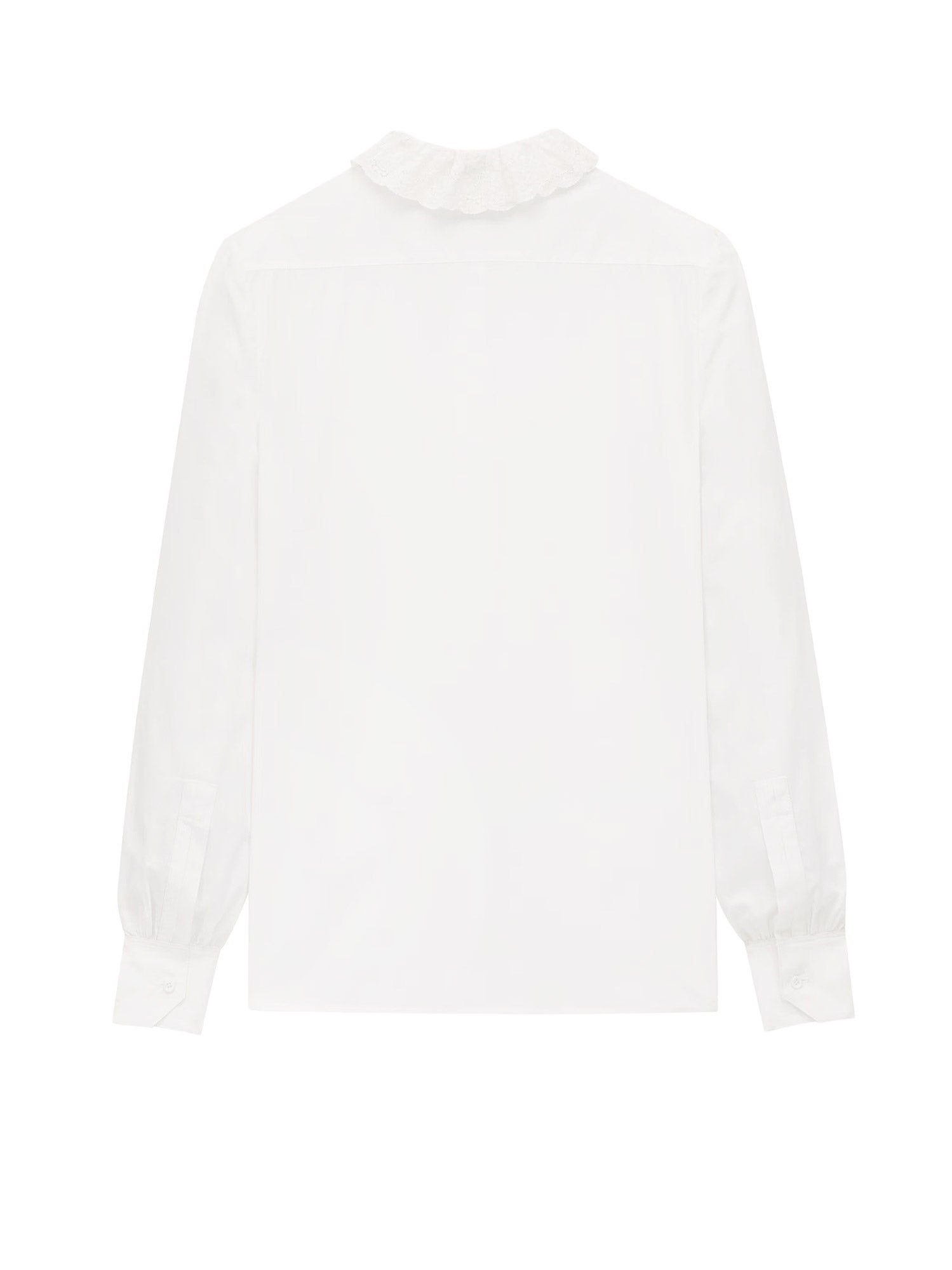 Saint Laurent Shirts Craie Cotone