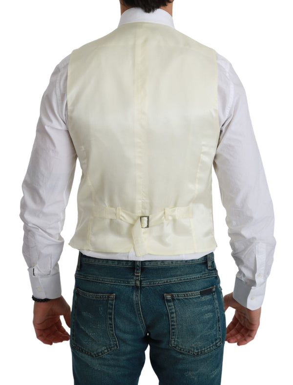 Dolce & Gabbana 100% Virgin Wool vest in beige
