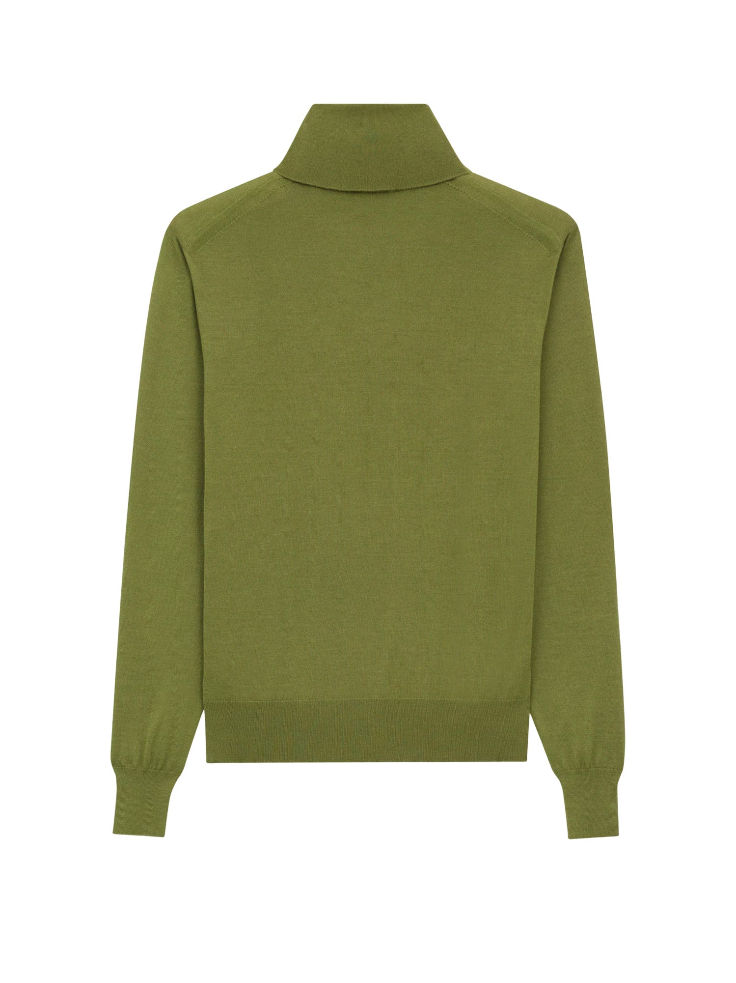 Saint Laurent Sweaters Vert Olive Lana Cashmere Seta