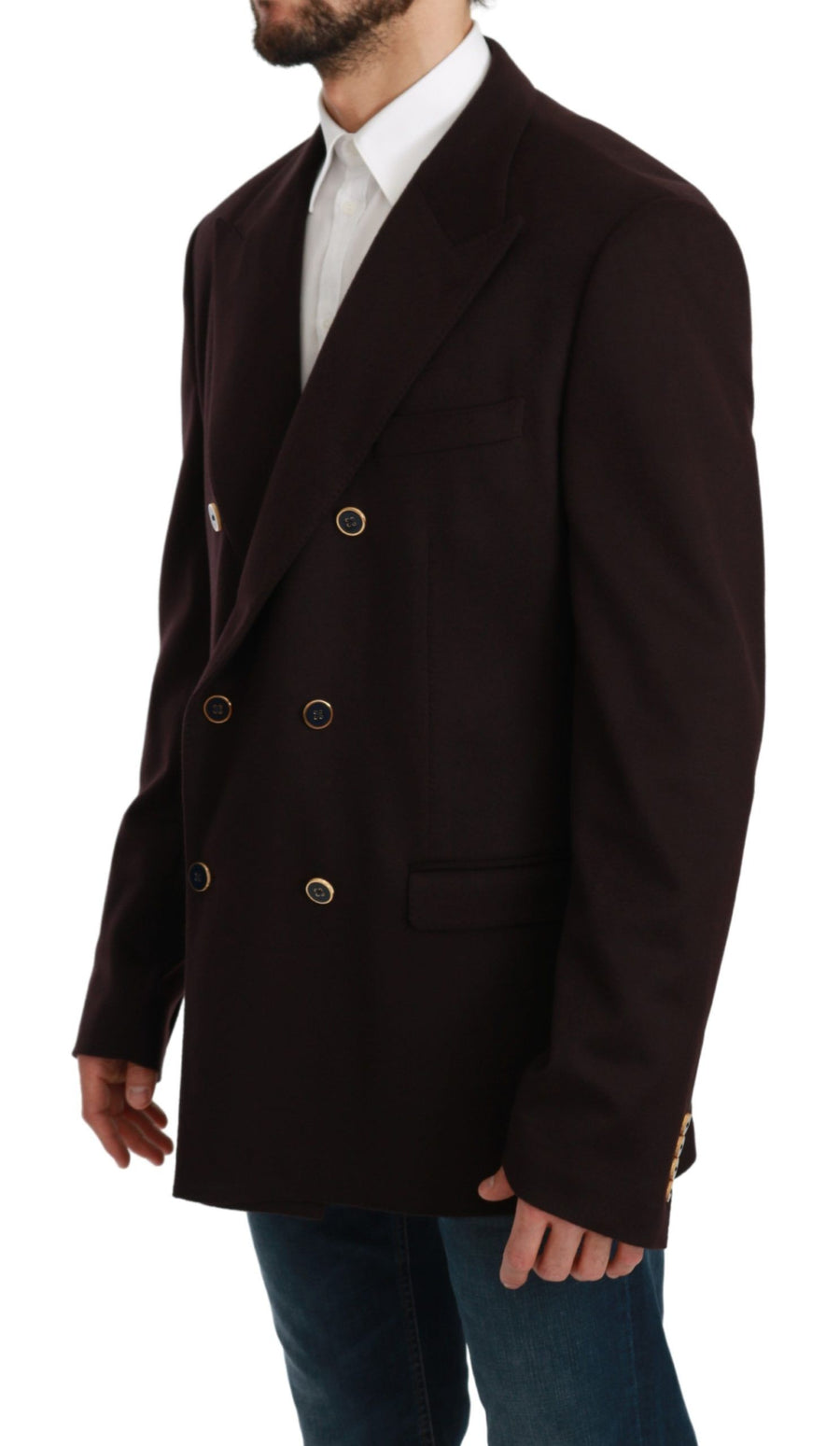 Dolce & Gabbana 97% Cashmere 3% Elastane; Inner Lining: 96% Silk 4% Elastane blazer in black