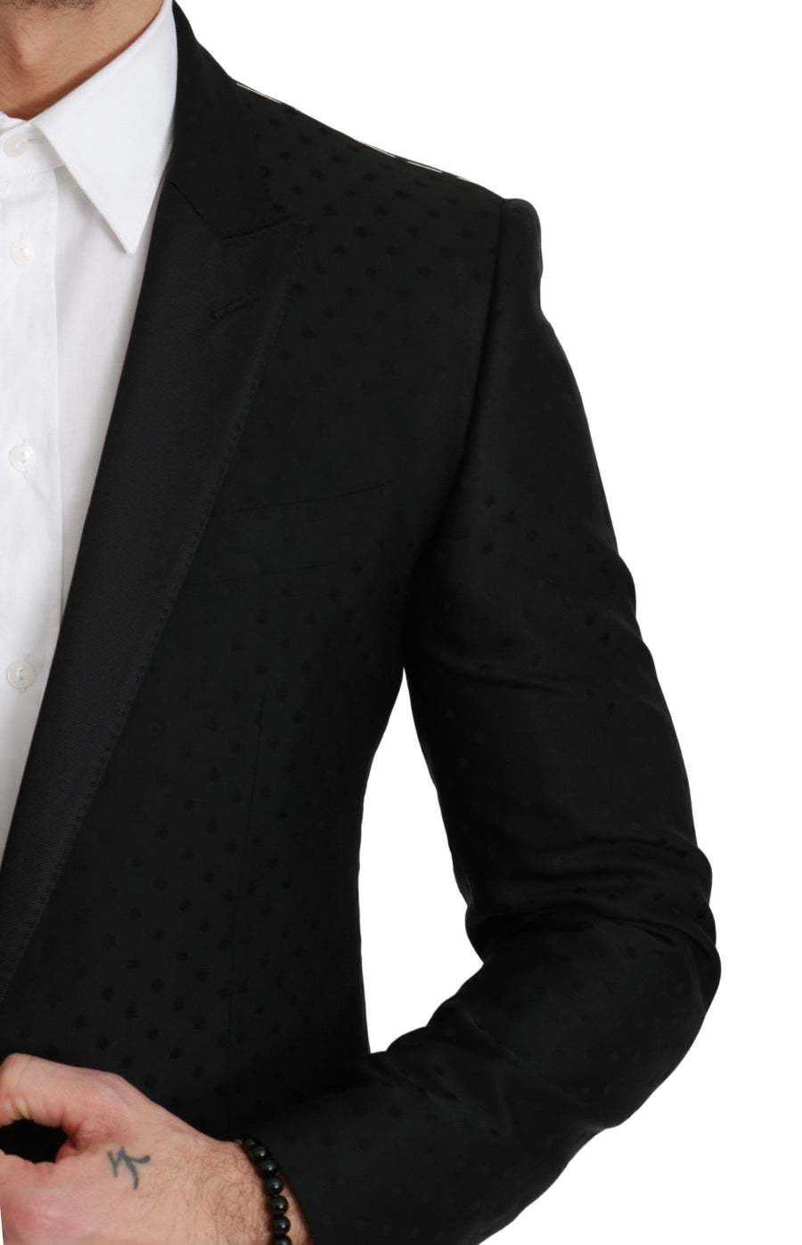 Dolce & Gabbana 50% Virgin Wool 50% Rayon blazer in black