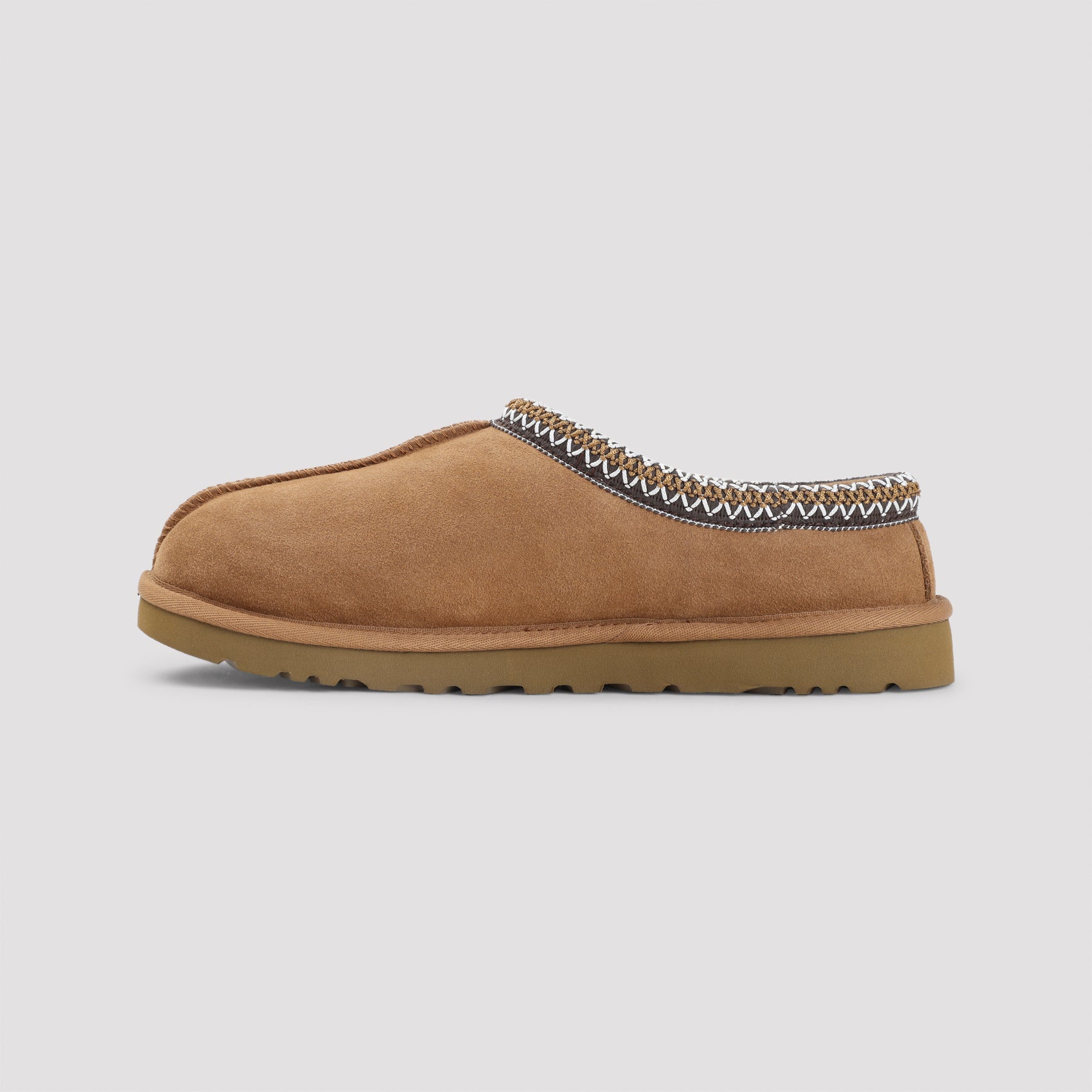 Tasman Ii Slippers Brown Suede Leather Mutton Eva Shoe