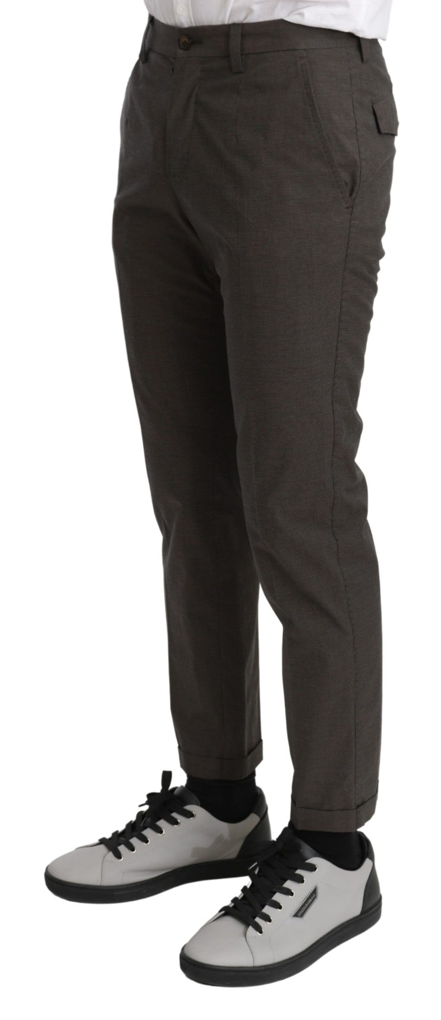 Dolce & Gabbana 100% Cotton trousers in brown
