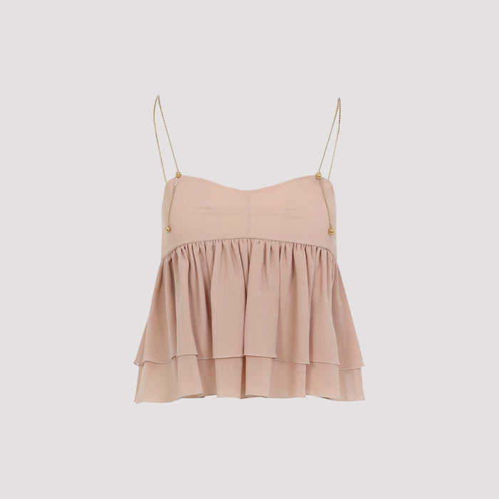 Silk Top Pink & Purple