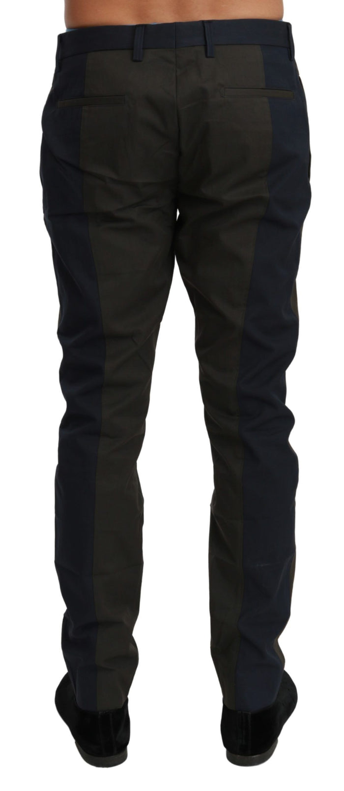 Dolce & Gabbana 69% Cotton trousers in gray — view 2