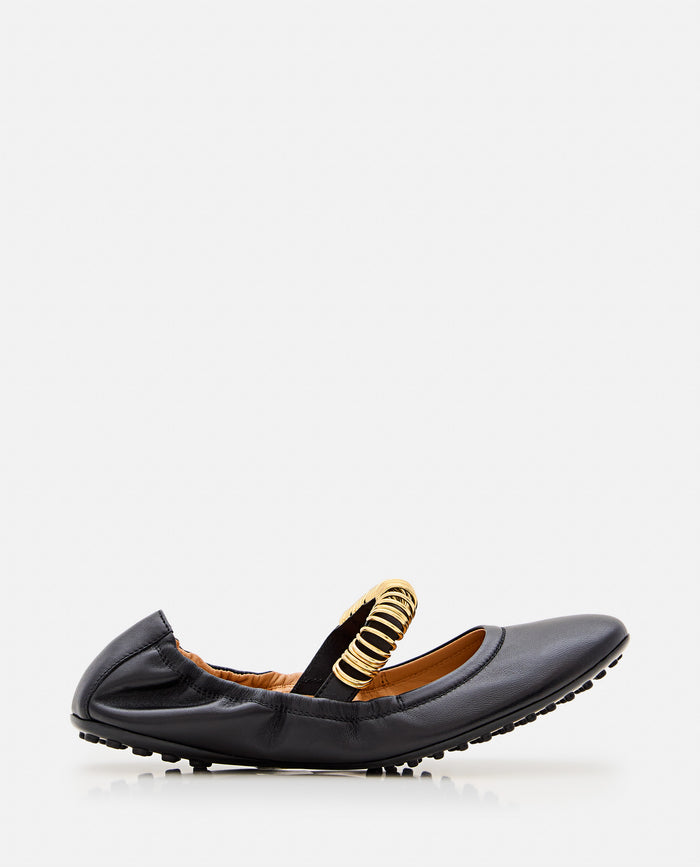 Tods Flat shoes Black Mutton Leather
