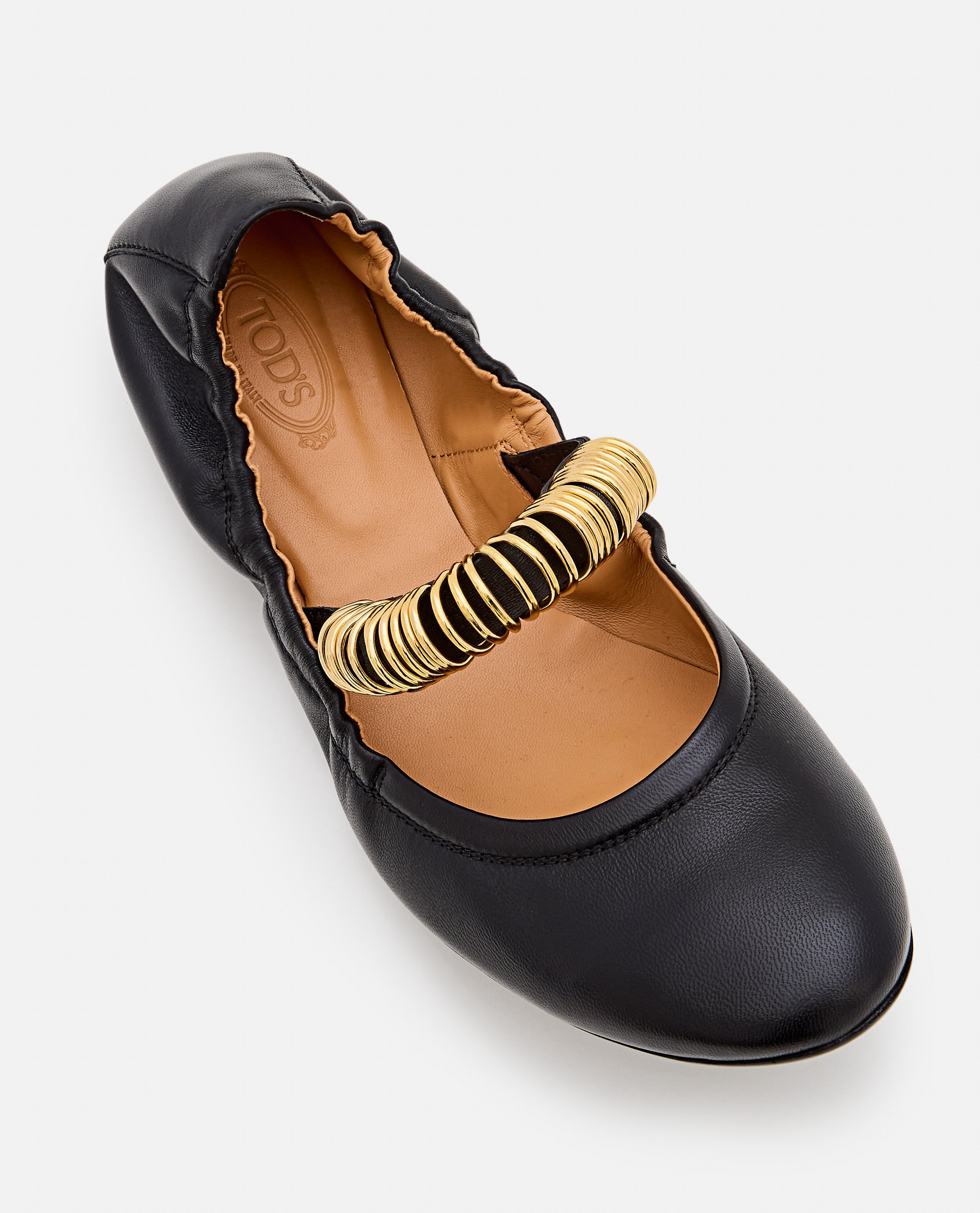 Tods Flat shoes Black Mutton Leather