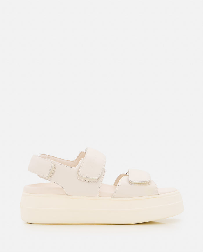 Hogan Sandals White Calfskin Leather