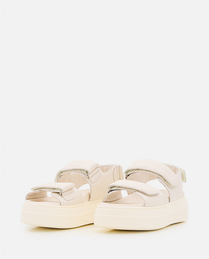 Hogan Sandals White Calfskin Leather