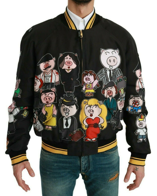 Dolce & Gabbana 100% Polyester jacket in black