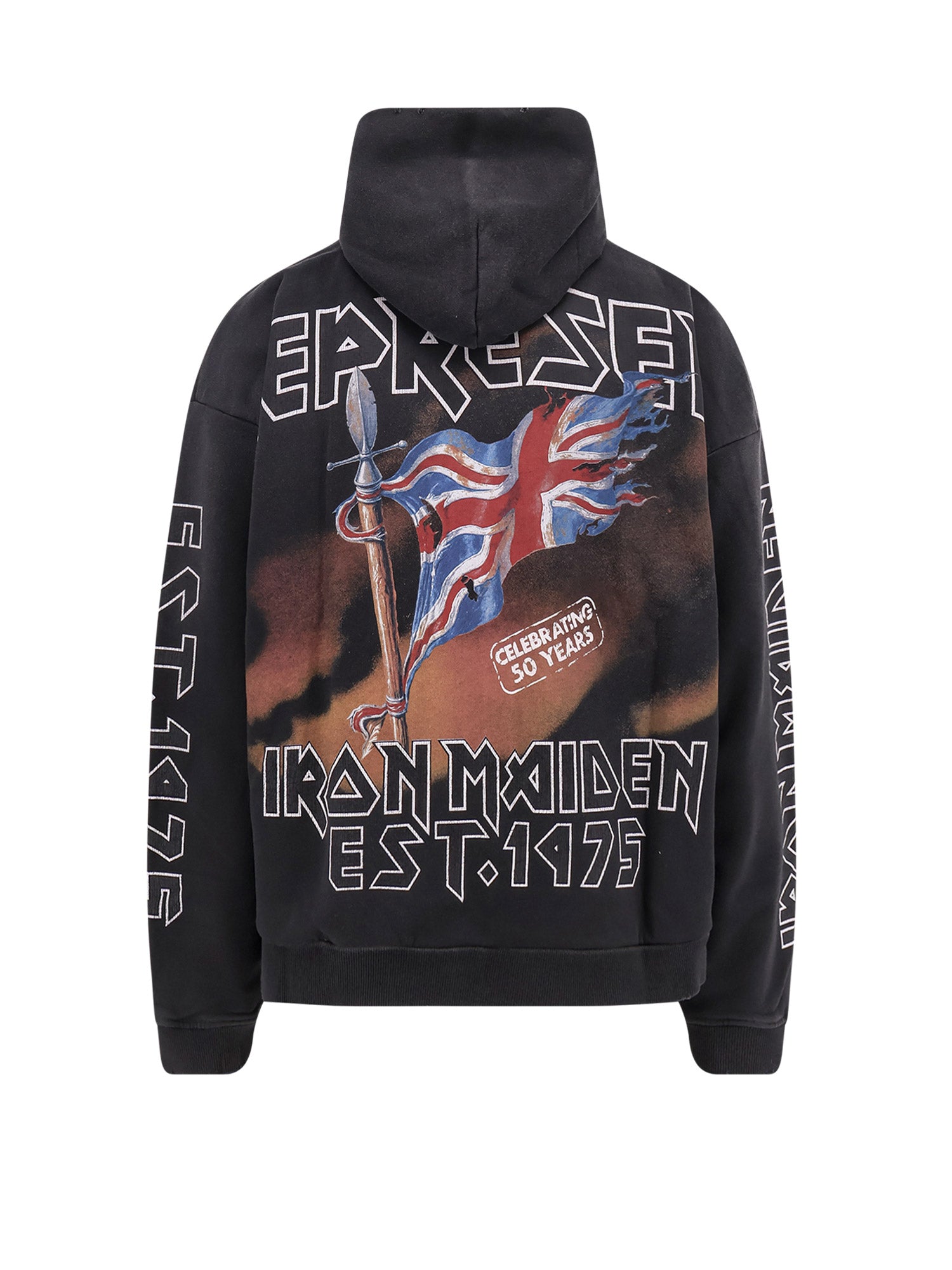 Represent Sweaters Stained Black Cotone
