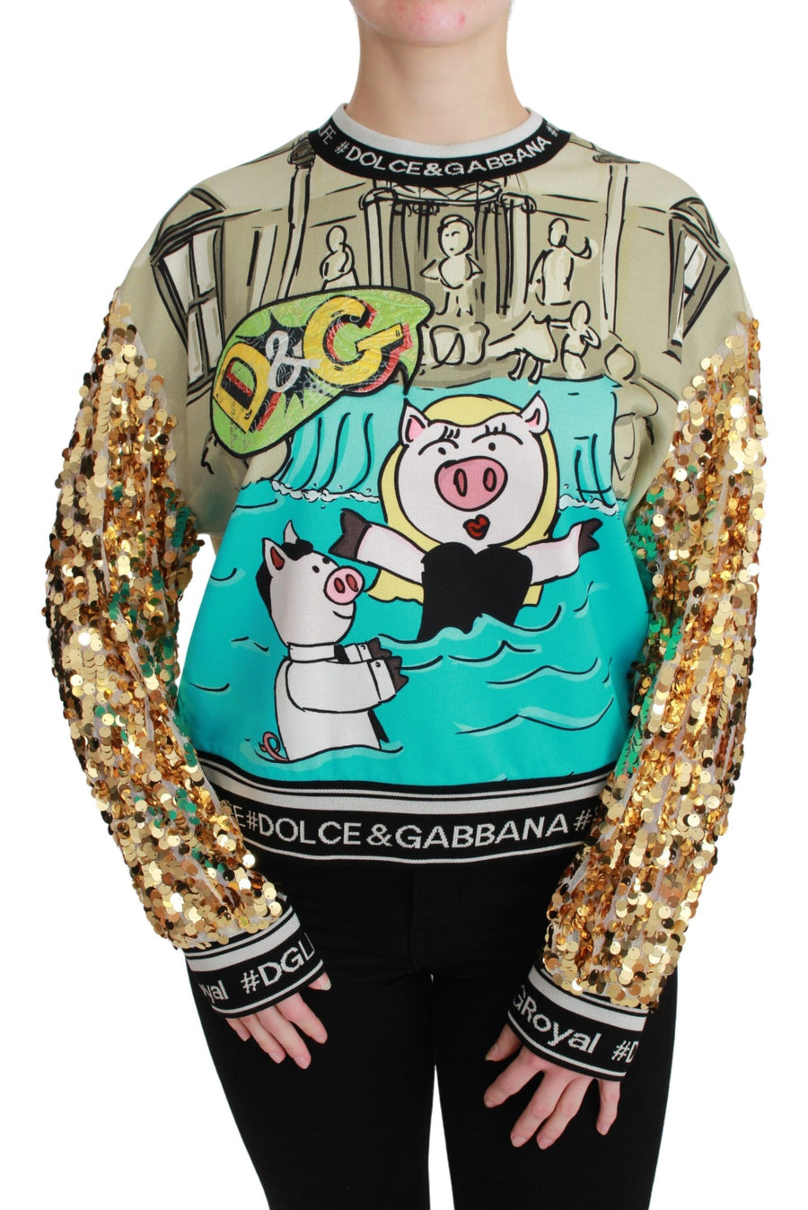 Dolce & Gabbana 60% Cotton sweatshirt in multicolor