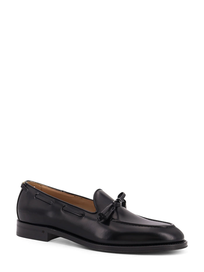 Valentino Garavani Flat Shoes Black Calf Leather - Bos Taurus