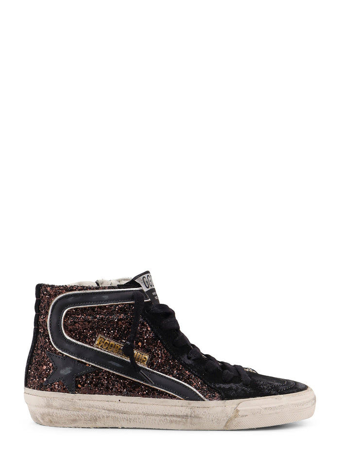 Golden Goose Sneakers Coffee Brown Suede