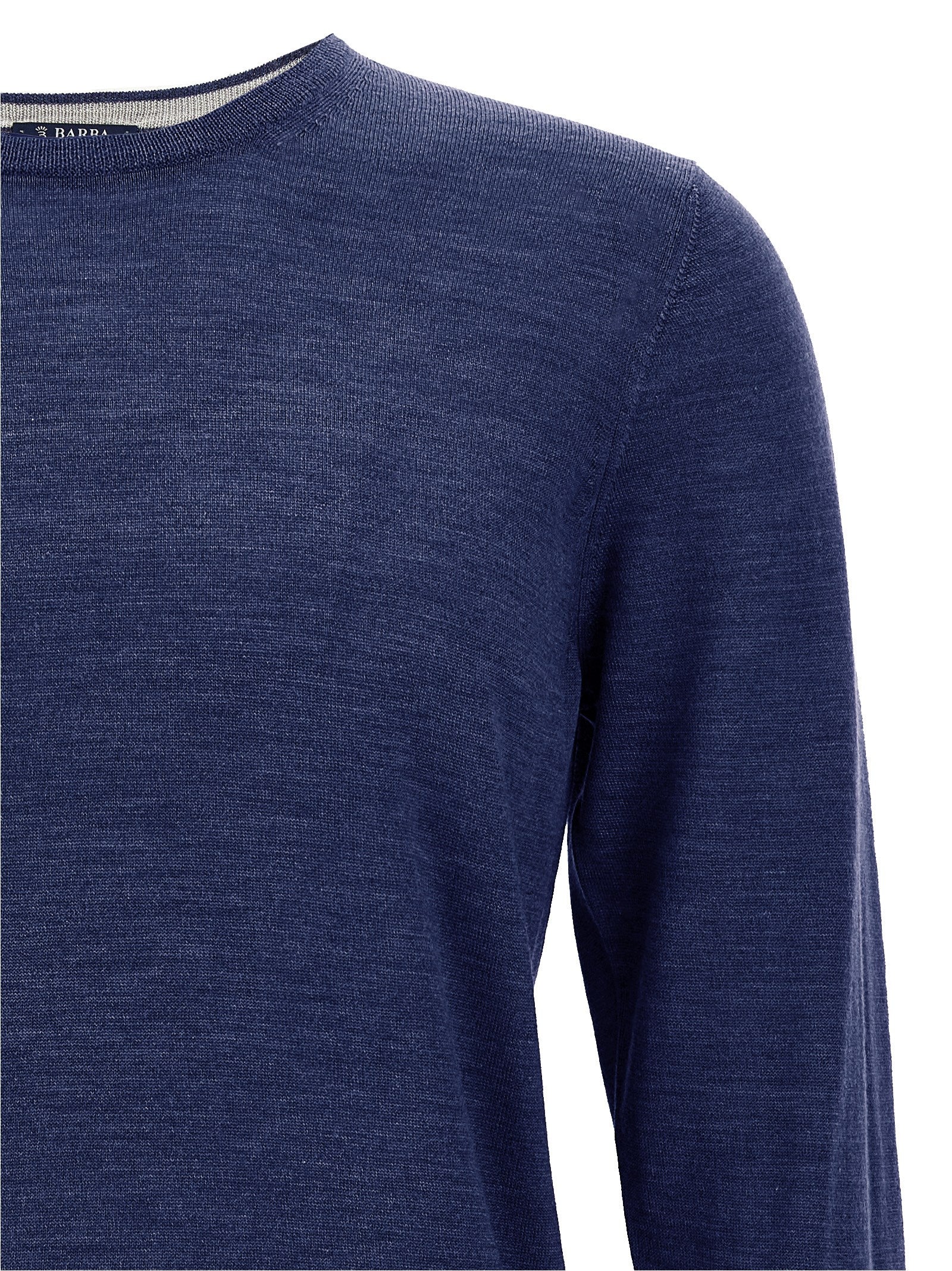 Crew-Neck Sweater Blue Sweater, Cardigans