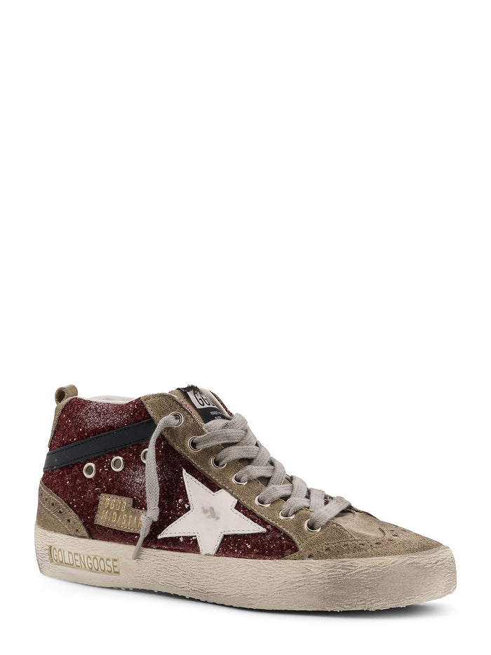Golden Goose Sneakers Dark Red Suede