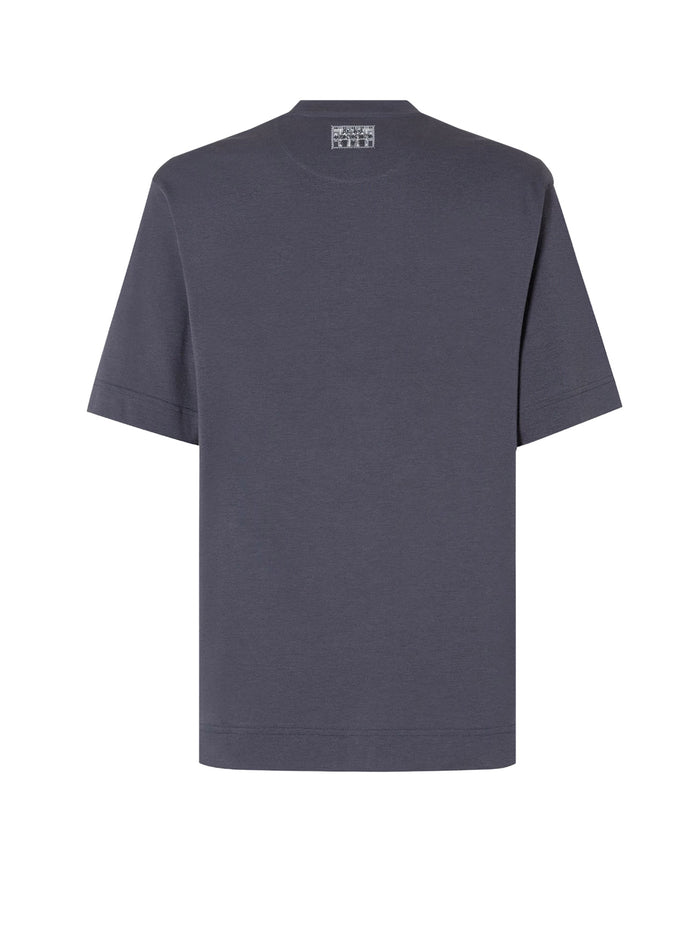 Fendi T-Shirts And Polos Blue Cotone