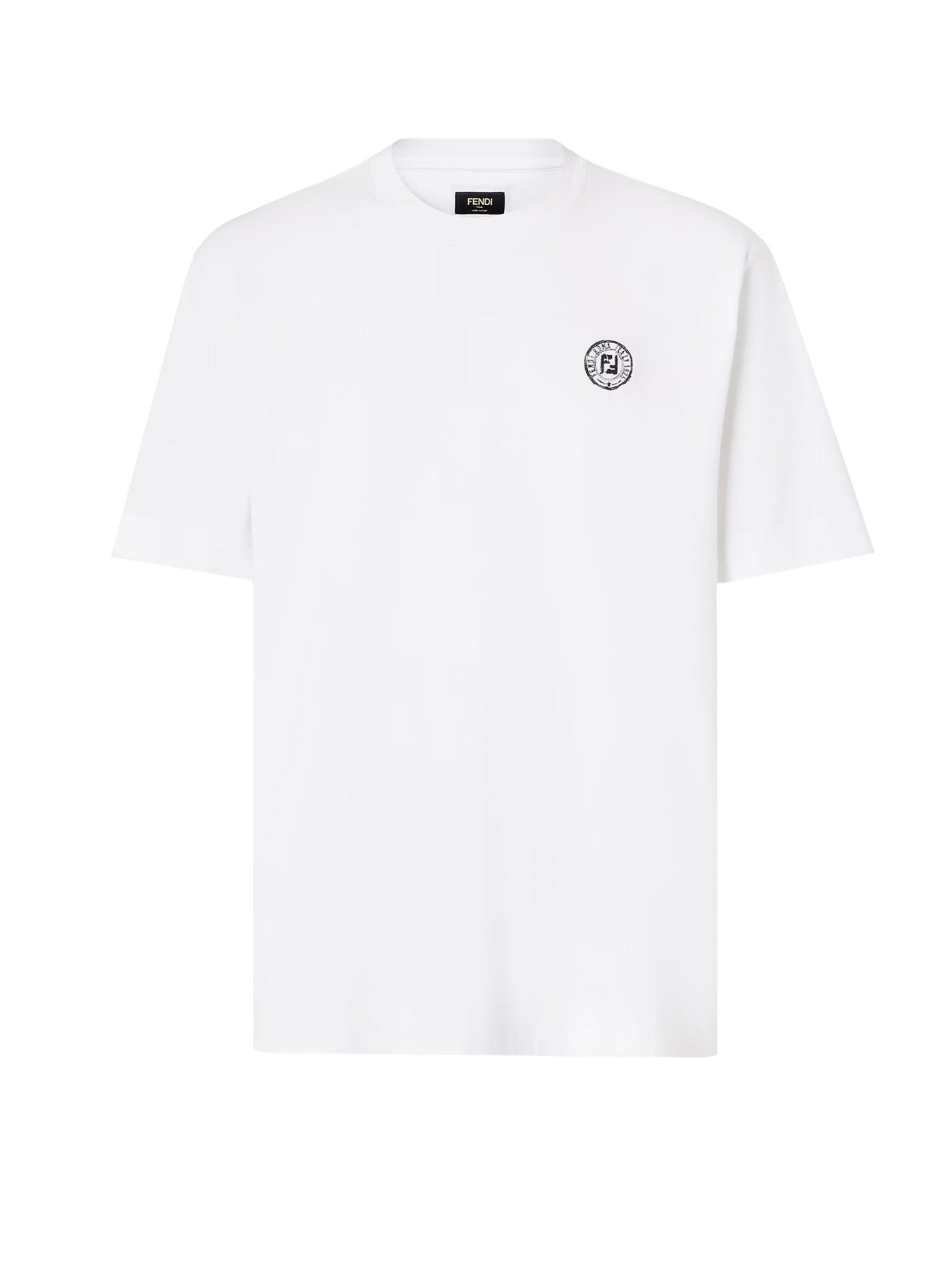 Fendi T-shirts and Polos White Cotone