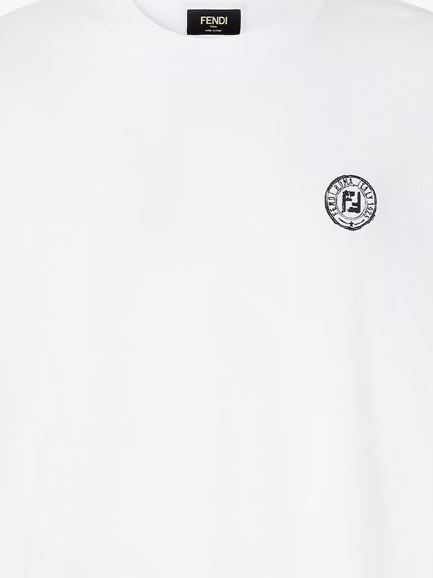 Fendi T-shirts and Polos White Cotone