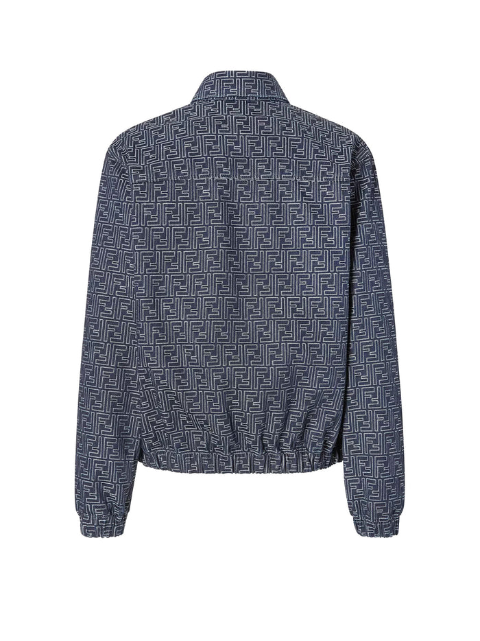 Fendi Jackets Blue Cotone