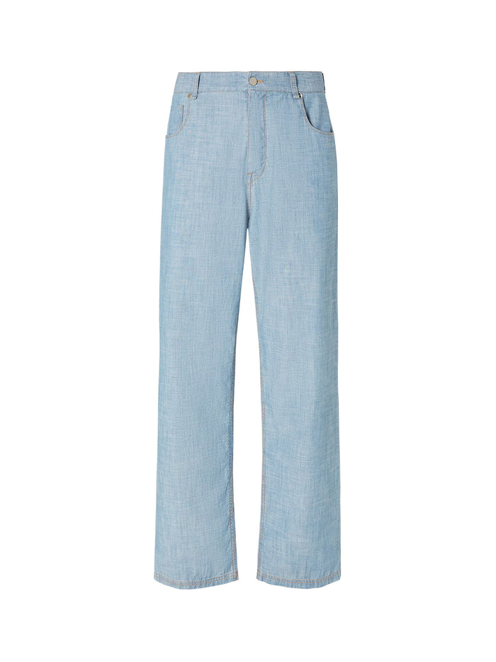 Fendi Jeans Blue Cotone