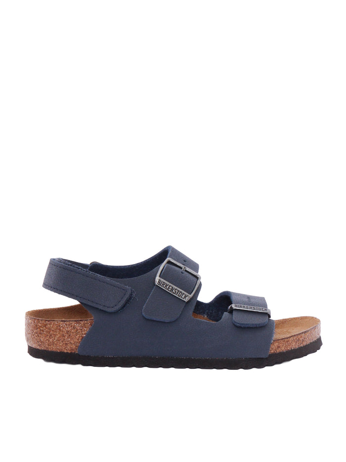 Milano Hl Kids Navy, Birkibuc Blue Birkoflor Sole In Eva Sandal