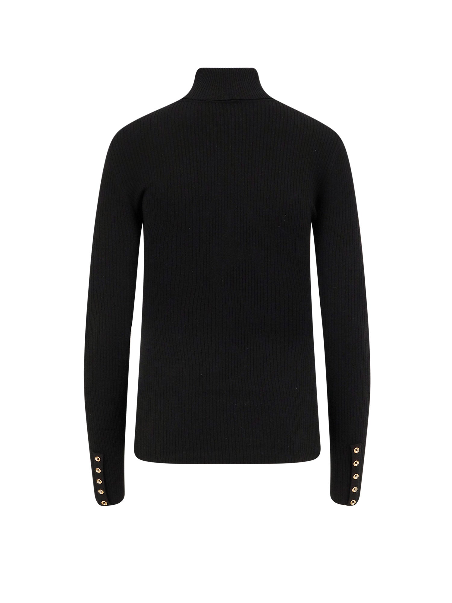 Elisabetta Franchi Sweaters Nera Lyocell Poliammide Seta