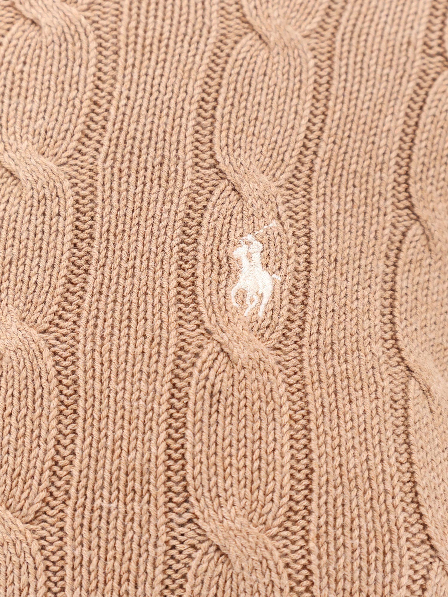 Polo Ralph Lauren Sweaters Collection Camel Melange Cotone