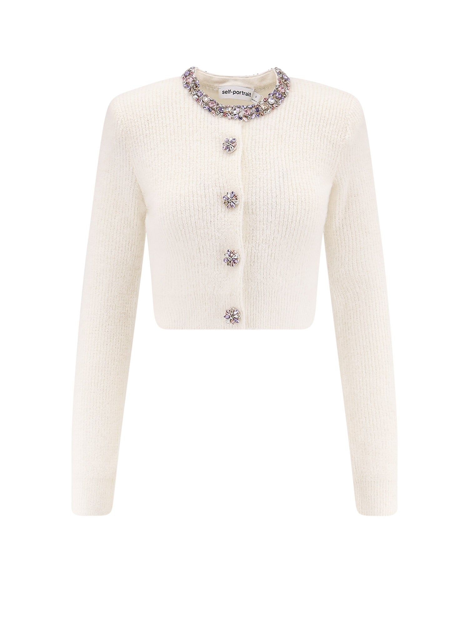 Self Portrait Sweaters White