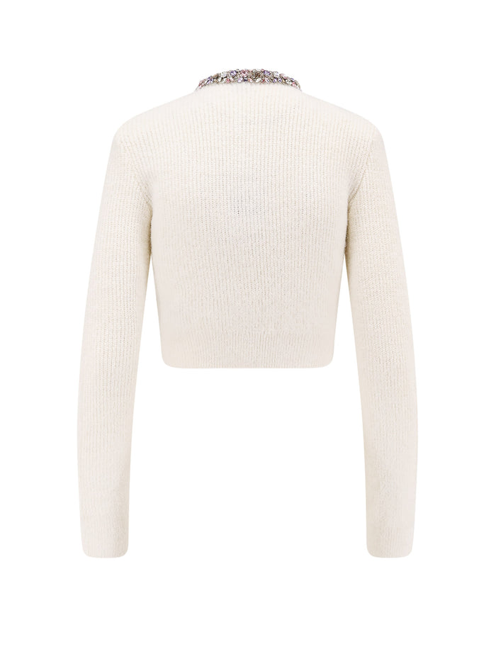 Self Portrait Sweaters White