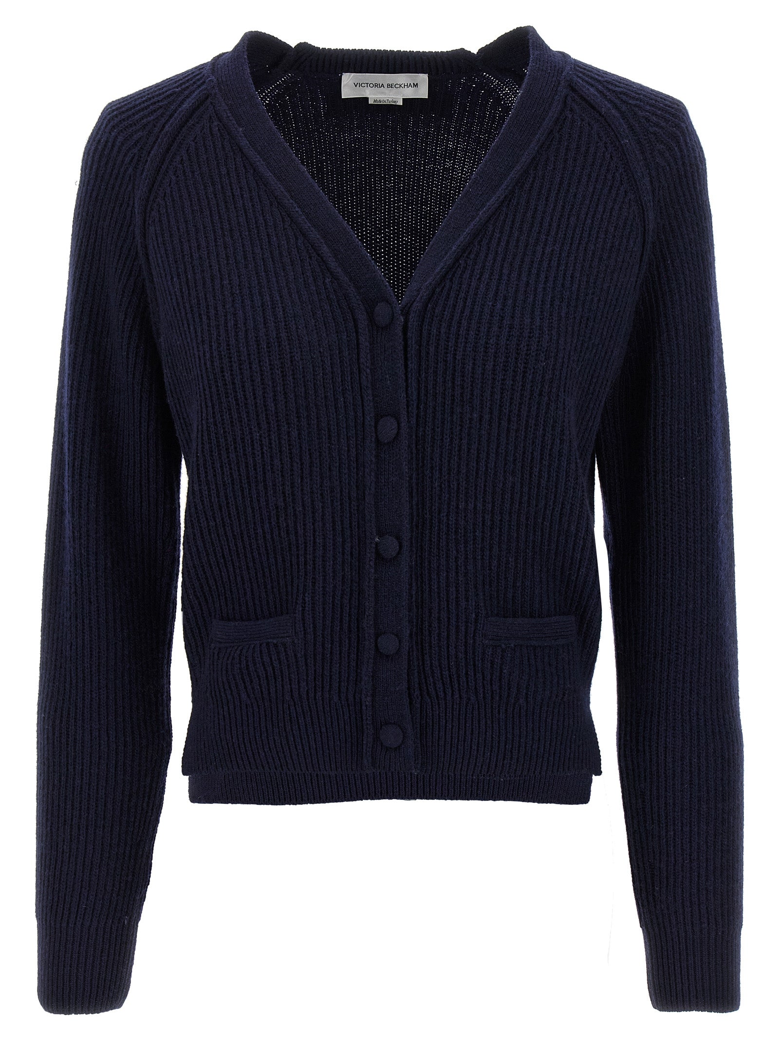 Stepped Hem cardigan Blue Sweater, Cardigans