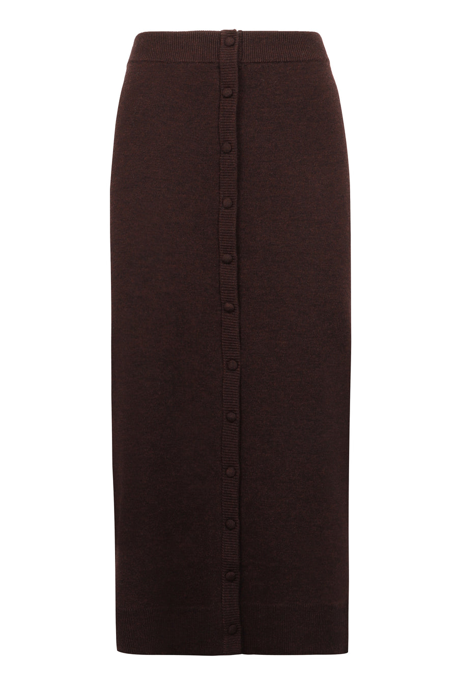 Knitted Skirt Mohair Brown