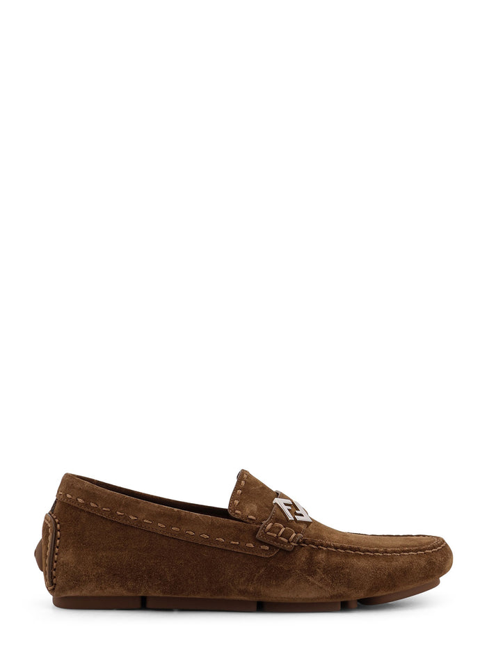Fendi Flat shoes Brown Suede