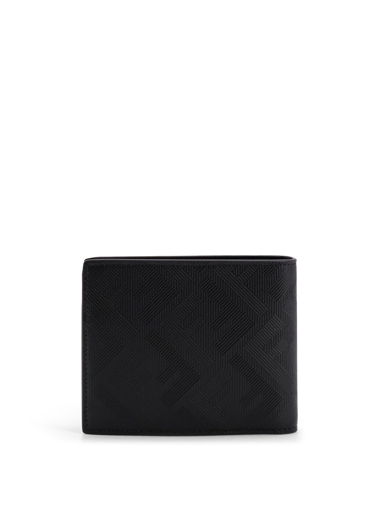 Fendi Wallets Nero Fragola Tessuto Jacquard Ff/ Pelle