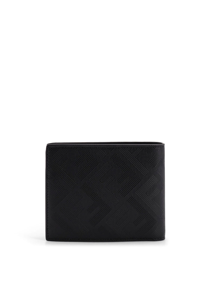 Fendi Wallets Nero Fragola Tessuto Jacquard Ff/ Pelle