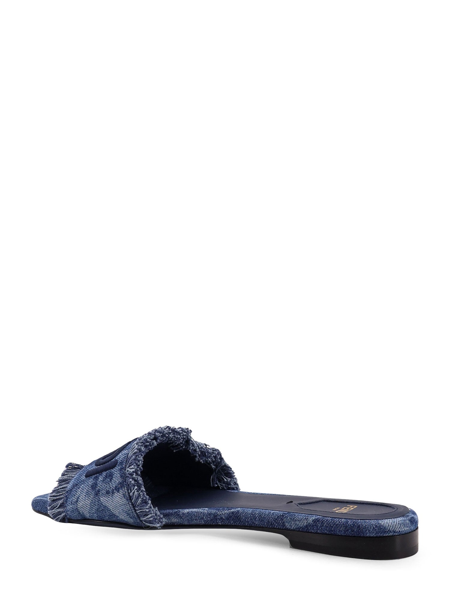 Fendi Sandals Black Purple Poliestere