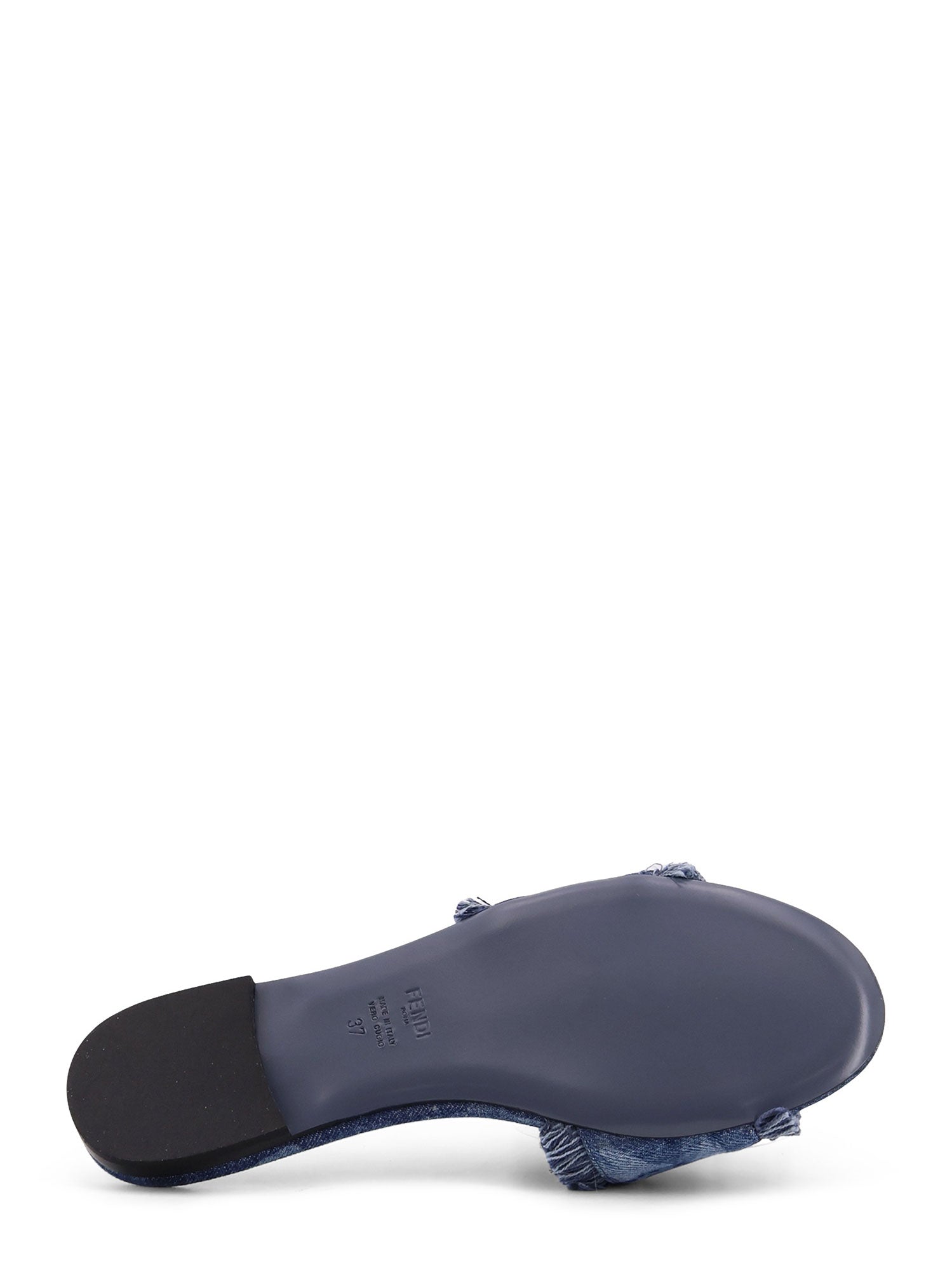 Fendi Sandals Black Purple Poliestere