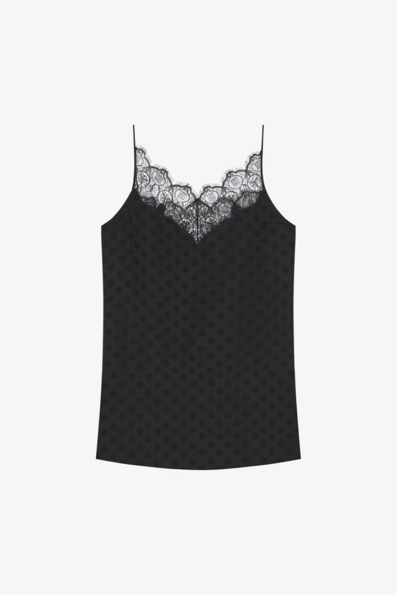 Givenchy Lace Top_black Black Clothing