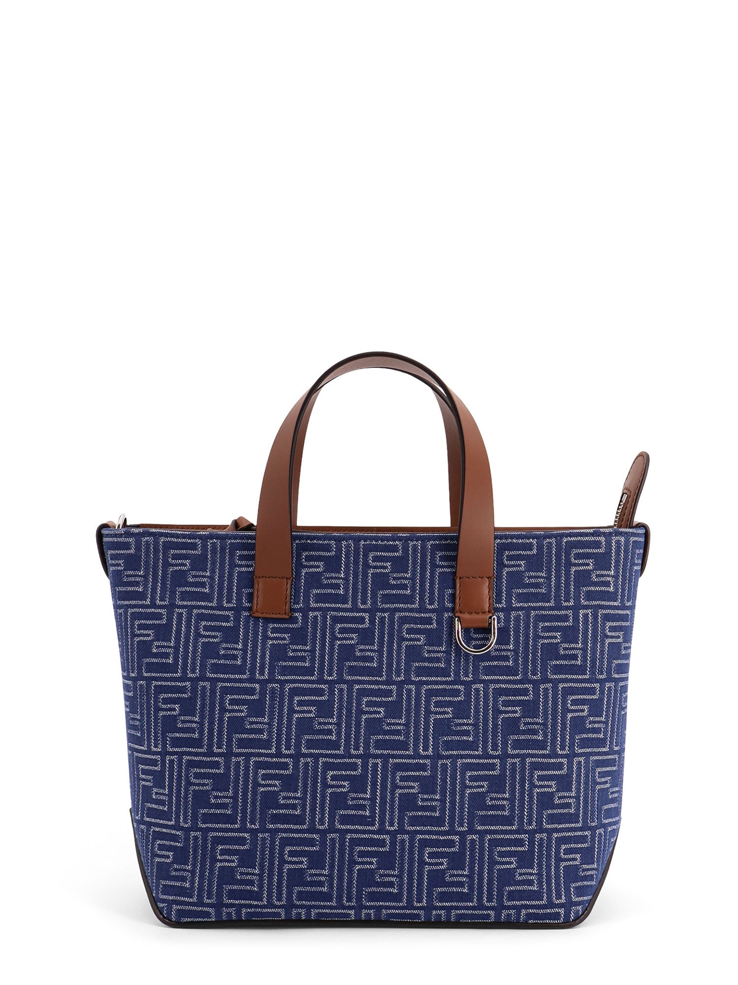 Fendi Bags Stone Tessuto Jacquard Ff/pelle