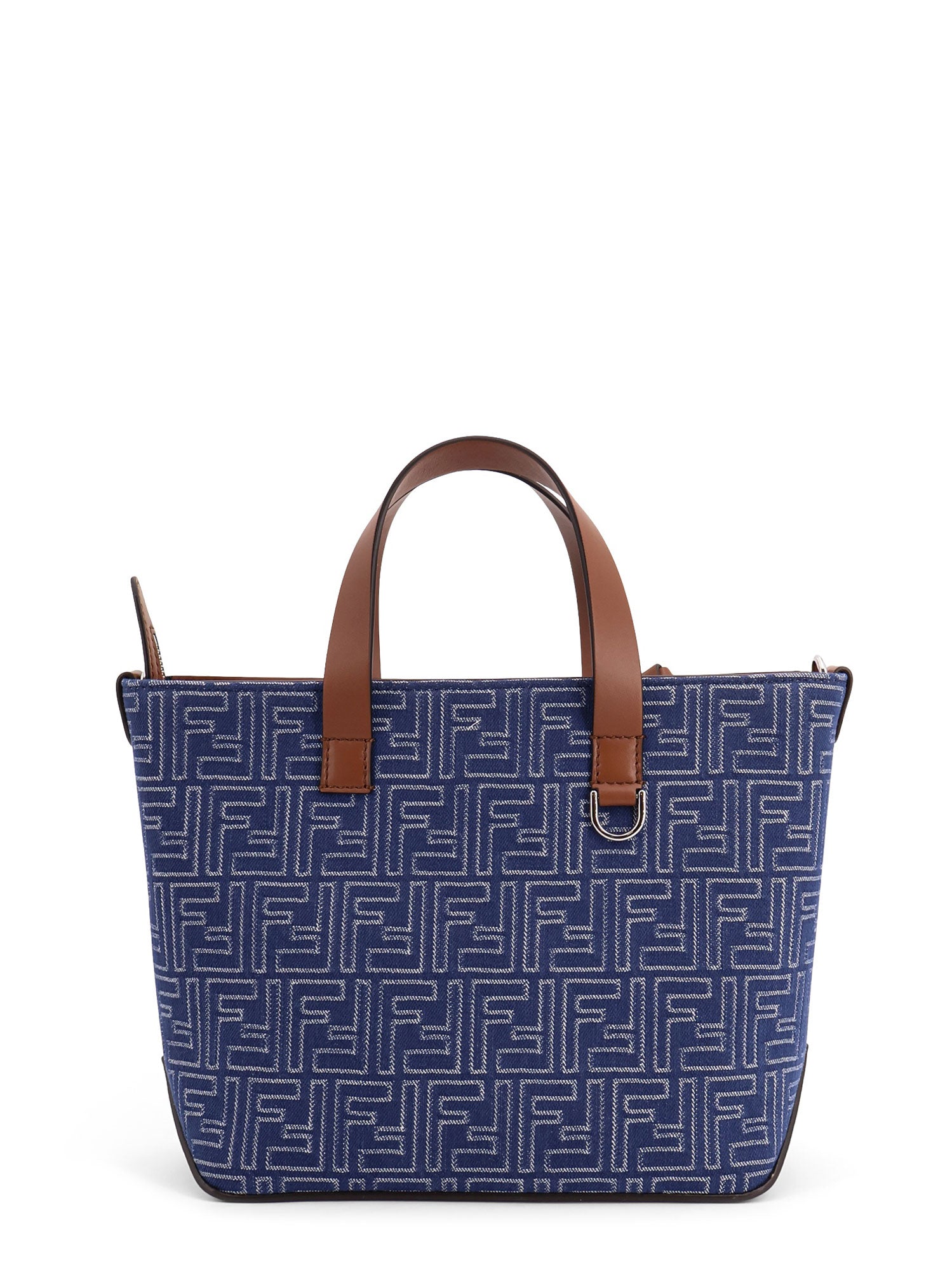 Fendi Bags Stone Tessuto Jacquard Ff/pelle