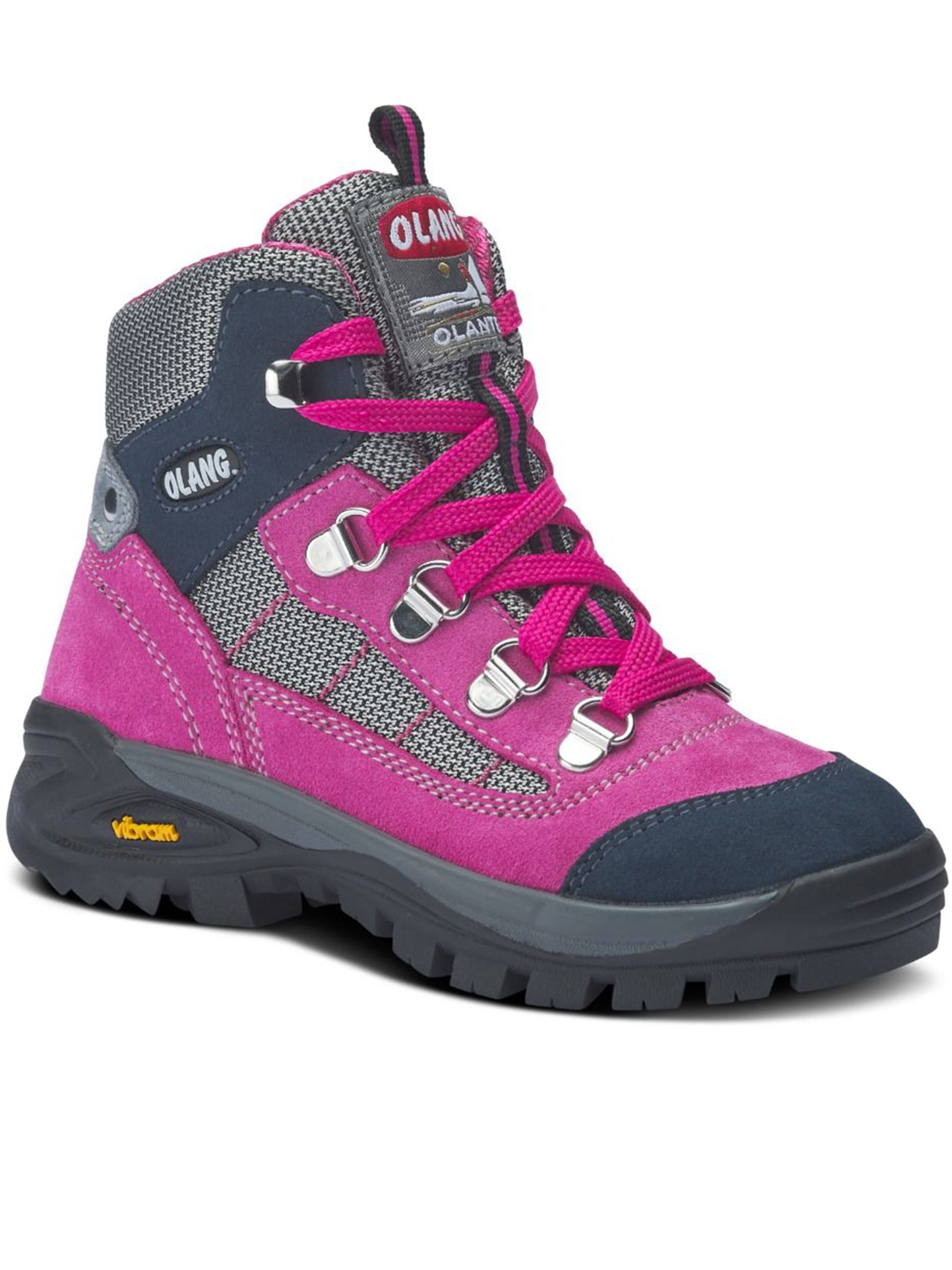 Trek Shoes Pink & Purple Chamois Leather | Calzature