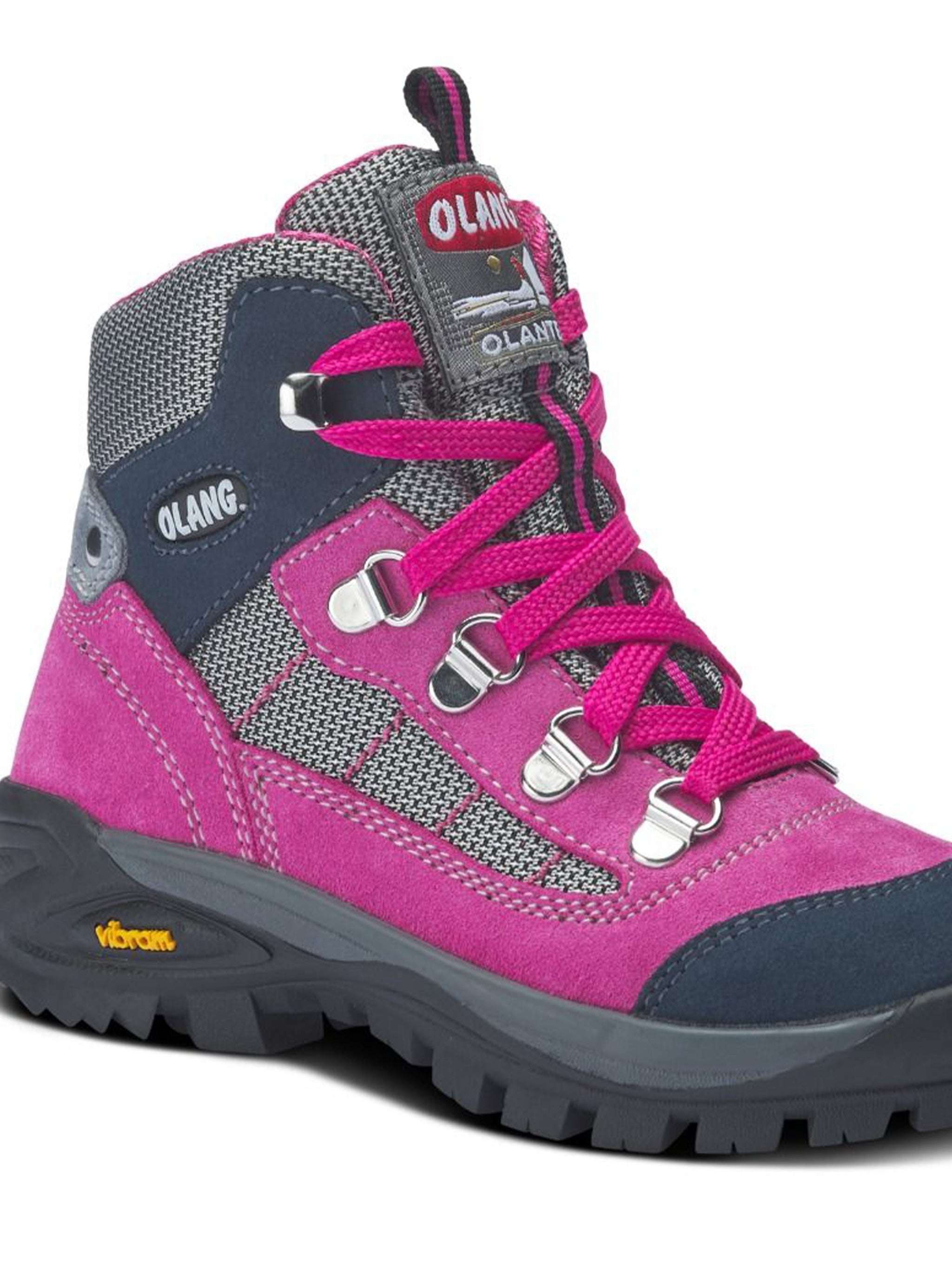 Trek Shoes Pink & Purple Chamois Leather | Calzature